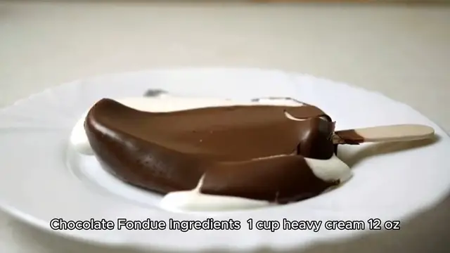 Video thumbnail for Chocolate fondue recipe