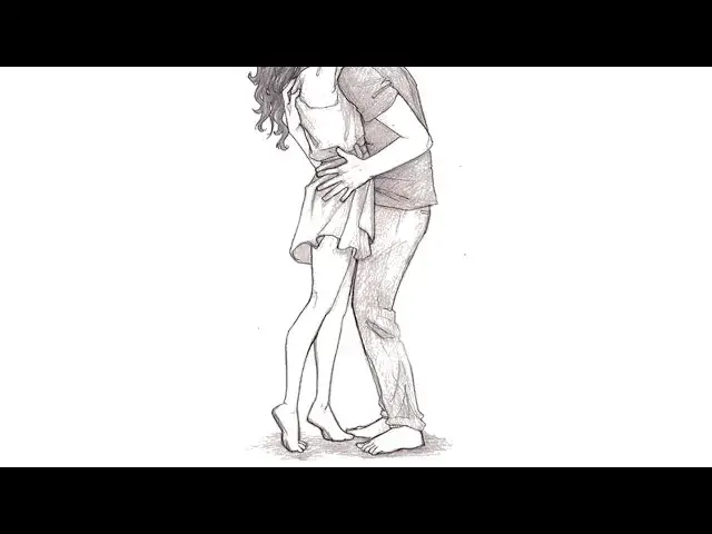 Video thumbnail for Girl And Boy Hugging Drawing