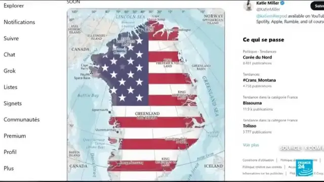 Video thumbnail for After capturing Nicolas Maduro, Donald Trump renews push to annex Greenland