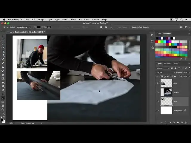 Video thumbnail for How to change layer order, create a new layer, change layer opacity, and delete a layer in photoshop