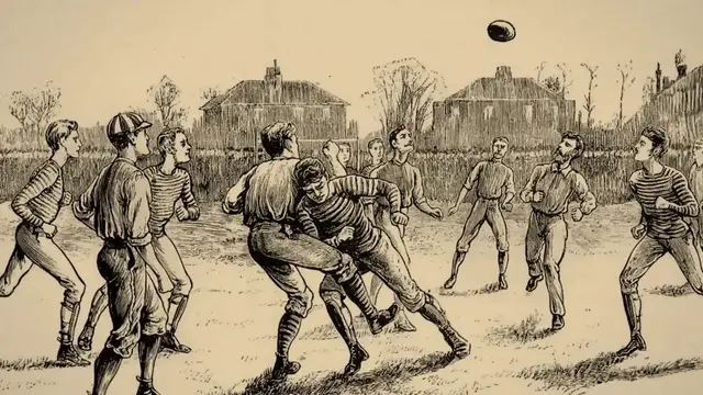 'Video thumbnail for Greatest Sports Legends Then and Now - Features Football rule changes from 1876'