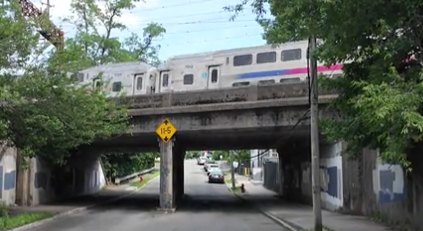 Video thumbnail for NJ Transit says a crumbling rail bridge is safe. Orange residents aren’t sure.