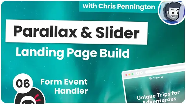 Video thumbnail for Landing Page Build (with Parallax) #6 - Form Event Handler