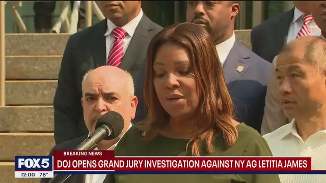 'Video thumbnail for DOJ opens grand jury investigation into NY Attorney General Letitia James'