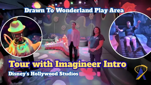 Video thumbnail for Imagineer Reveals Drawn to Wonderland at Magic of Animation!