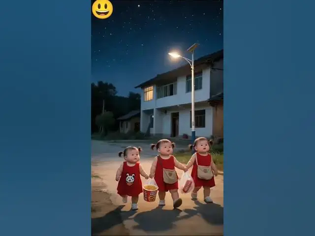 'Video thumbnail for The Cute Toddler Girls Go Grocery Shopping 🛒 | Funny Ai Baby Animation #foryou #toddlers #trending'