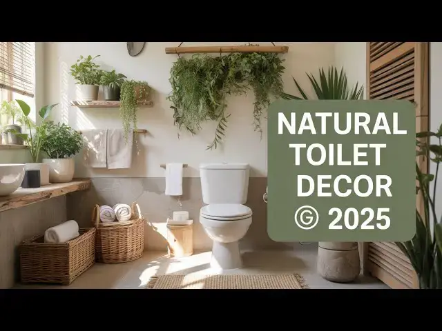 'Video thumbnail for 🌿 100+ Natural Toilet Decor Ideas 2025 | Plants & Earthy DIY'