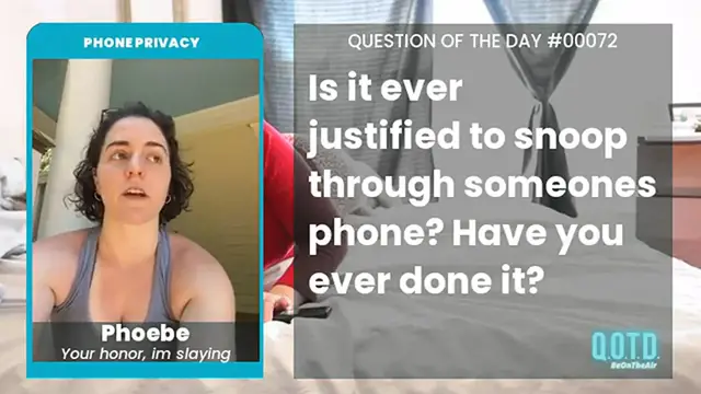 Video thumbnail for Phoebe believes you can snoop in emergencies, and even gives a good life hack to boot!