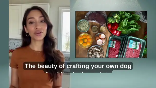 'Video thumbnail for Ground Turkey Dog Food '