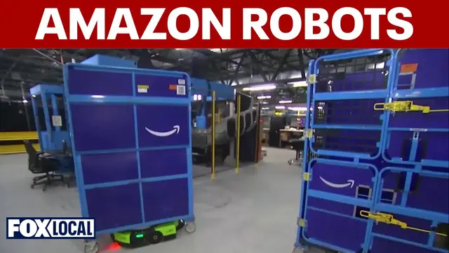 Video thumbnail for Amazon's robotics lab ready for Prime Day