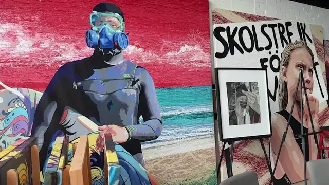 Video thumbnail for From the crown to the canvas: Former Ms. Connecticut invites public to attend solo art exhibit
