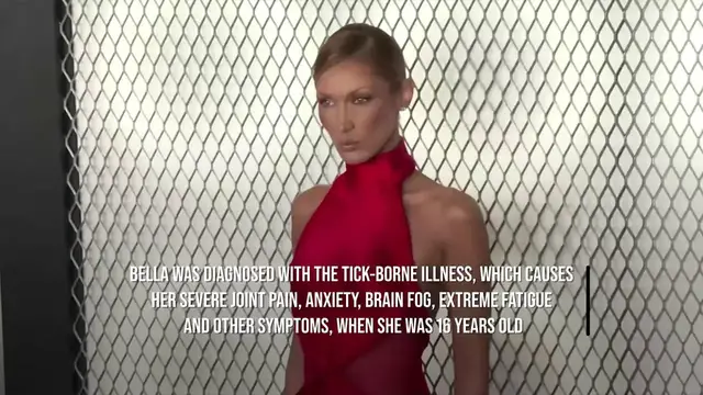 Video thumbnail for Bella Hadid apologises for worrying fans with emotional post about Lyme disease flare-up.
