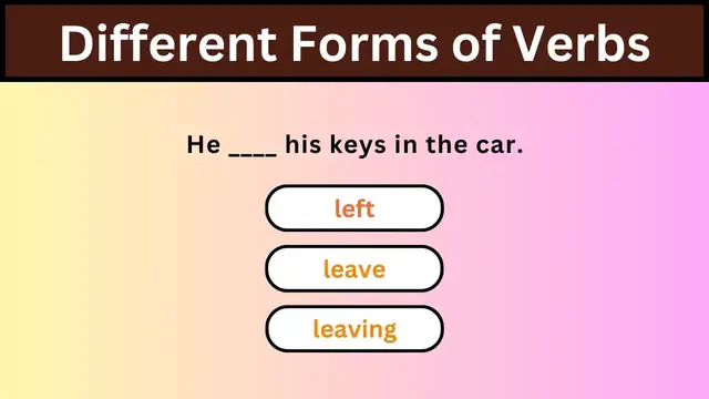 Video thumbnail for English Grammar Practice ||  Different Forms of Verbs Part 5 || English Grammar Test