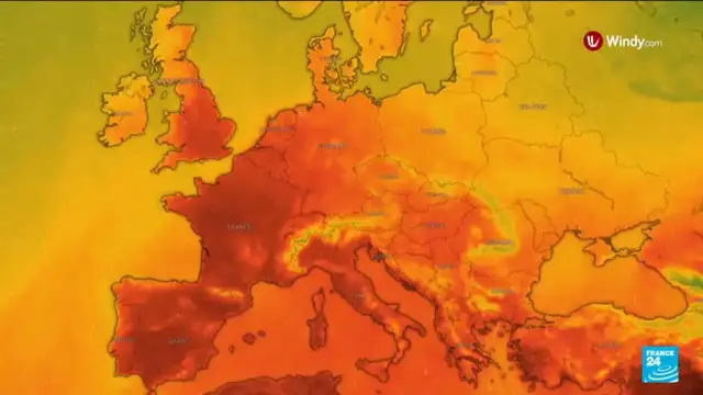 Video thumbnail for Europe swelters under new heatwave