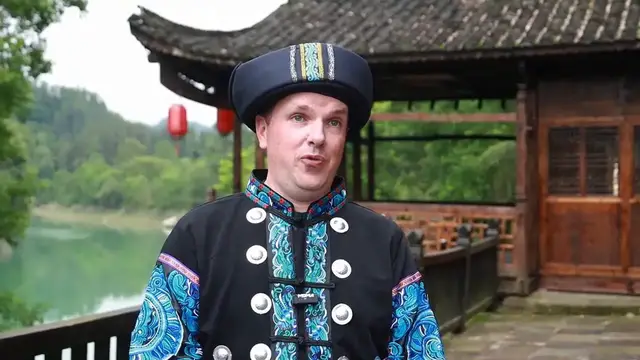 Video thumbnail for China: French tourists explore UNESCO-listed Tusi fortress in central China.