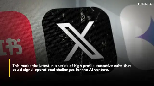 'Video thumbnail for Elon Musk's xAI Hit By CFO Exit, Adding To Wave Of Leadership Departures'