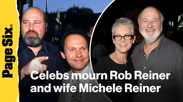 Video thumbnail for Ben Stiller, Jamie Lee Curtis, Billy Crystal mourn Rob Reiner and wife Michele