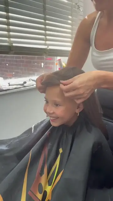 Video thumbnail for Brave Girl with Alopecia Shines in First Hair Transformation
