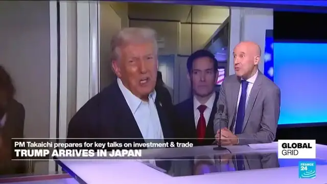 'Video thumbnail for Trump meets Japan’s new PM amid hopes of US–China trade peace'