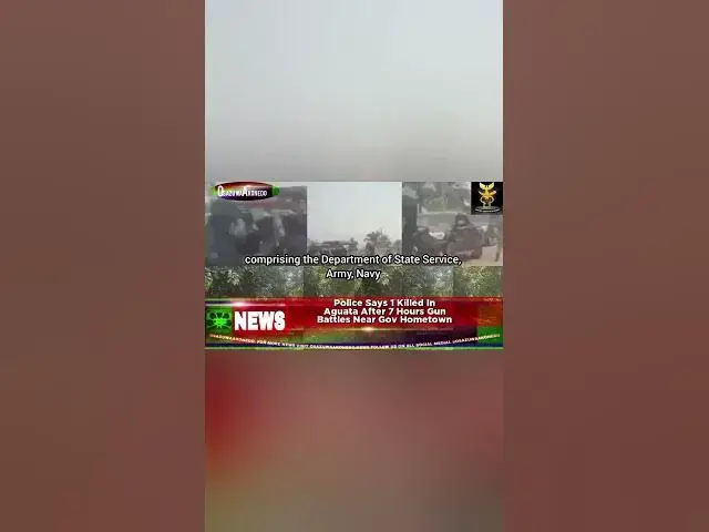 Video thumbnail for Police Says 1 Killed In Aguata After 7 Hours Gun Battles Near Gov Hometown