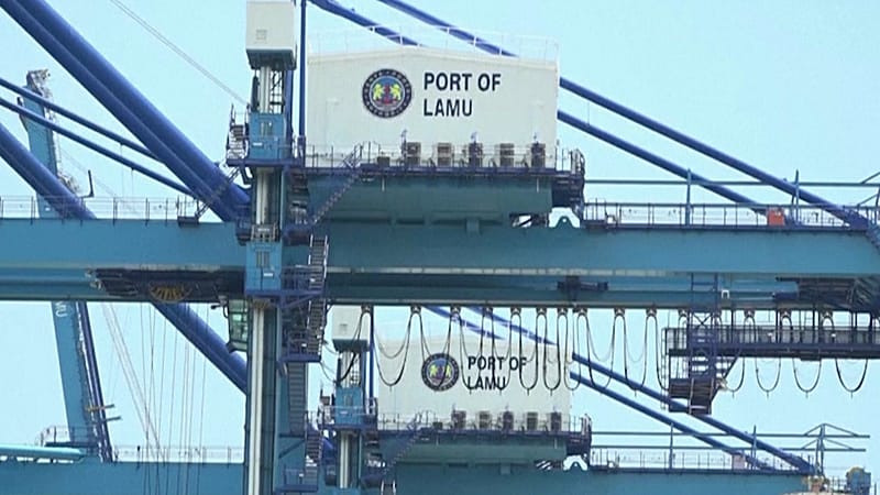 Video thumbnail for Middle East war boosts traffic through Kenyan port of Lamu