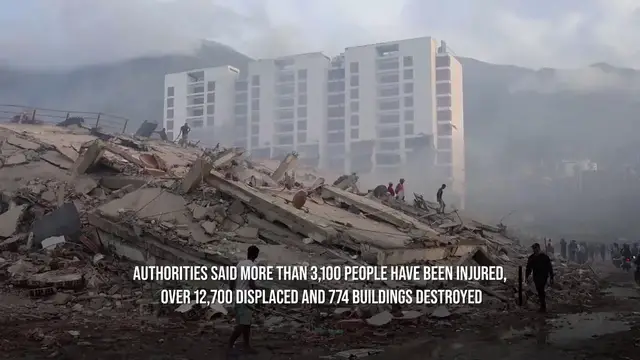 Video thumbnail for Venezuela Earthquake Death Toll Nears 1,500.