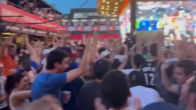 Video thumbnail for World Cup 2026 – US: Fans Celebrate as Team Secures Round of 16 Berth 4.