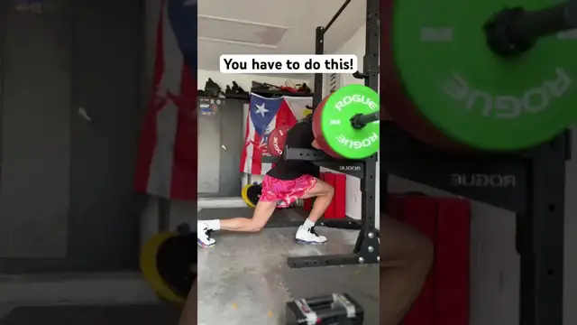 Video thumbnail for Insane 335lbs Bulgarian Split Squats & Epic Dunks