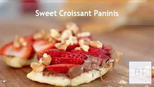 'Video thumbnail for Sweet Croissant Paninis'
