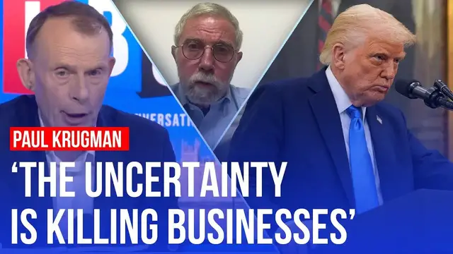 'Video thumbnail for Nobel winning economist explains what Trump’s tariffs mean for US economy | LBC'