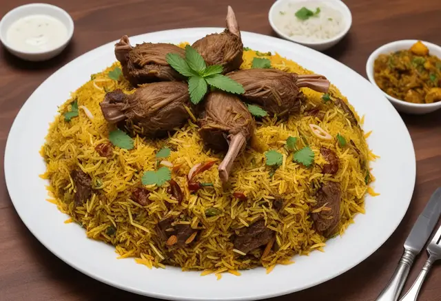 Video thumbnail for Mutton Lamb Biryani (British Indian Restaurant Style)