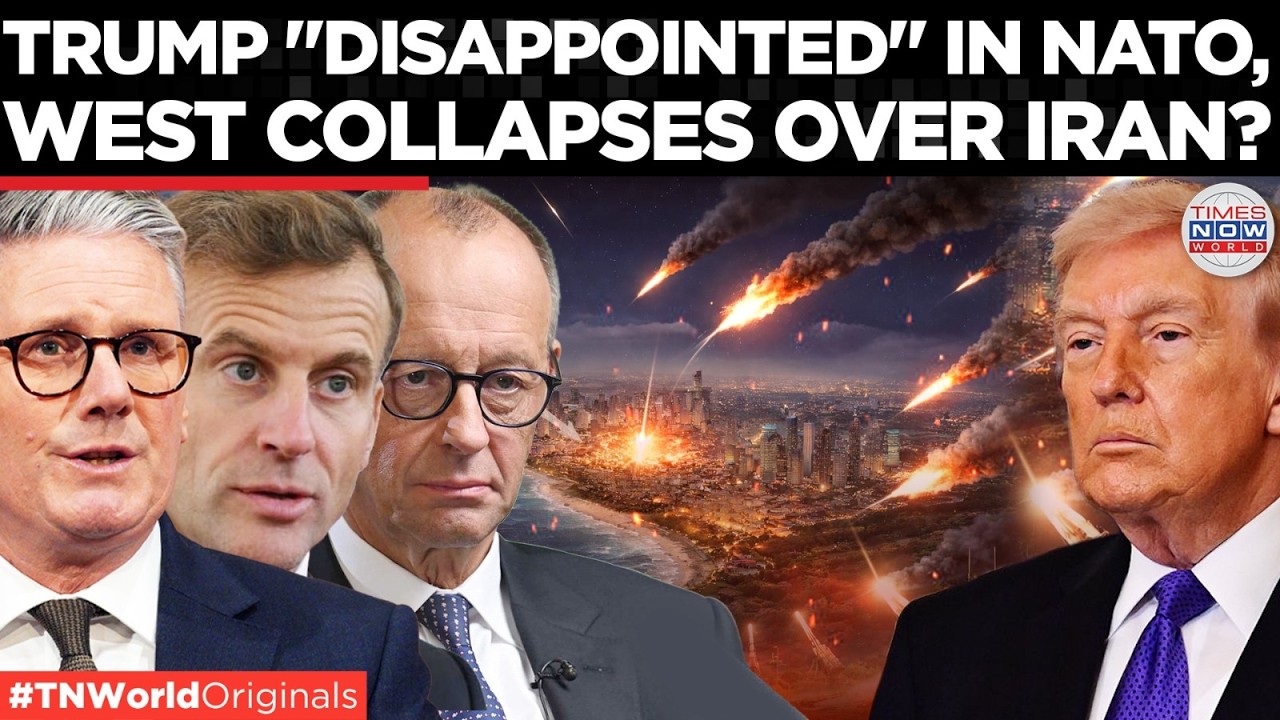 Video thumbnail for NATO FRACTURES? Trump Blasts NATO, Reconsiders Alliance After Allies Refuse Iran War | US-Iran War