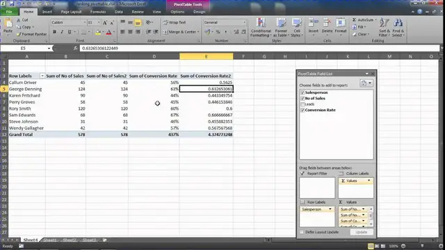 'Video thumbnail for Rank Fields in a PivotTable'
