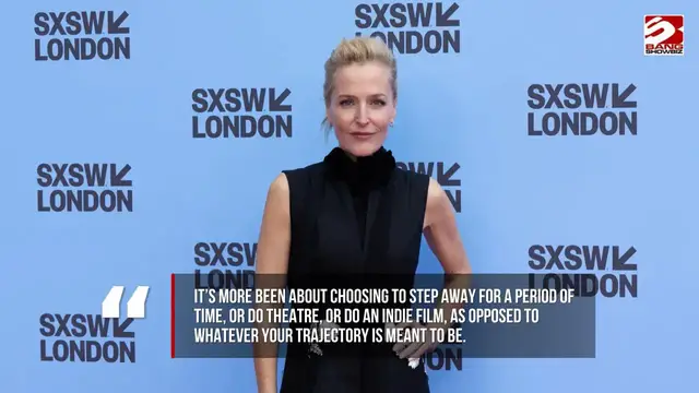 Video thumbnail for Gillian Anderson suggests her life is following a 'divine plan'