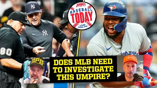 'Video thumbnail for Does MLB need to investigate this umpire? | Baseball Today'