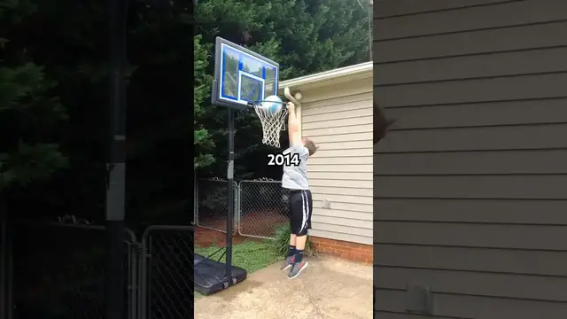 'Video thumbnail for (358) dunking progress: amazing basketball transformation'