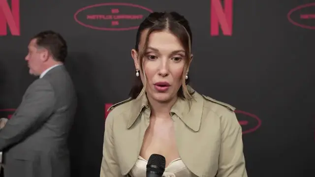 Video thumbnail for UNCAPTIONED: Millie Bobby Brown doesn't know 'how to react' to people her own age.