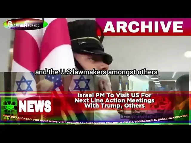 'Video thumbnail for Israel PM To Visit US For Next Line Action Meetings With Trump, Others'