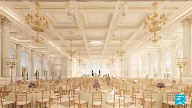 'Video thumbnail for US President Donald Trump begins demolition for White House ballroom'