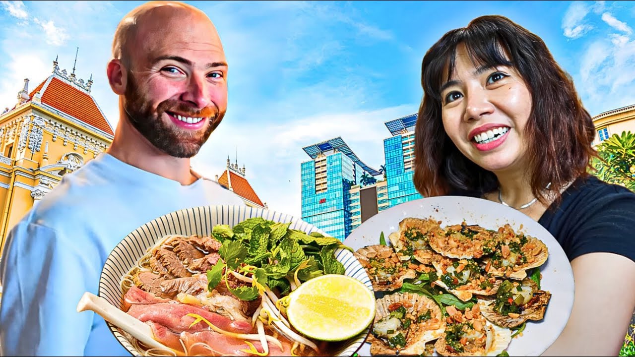 Video thumbnail for Saigon Vietnamese Food Marathon!! This Is What Locals Eat!!