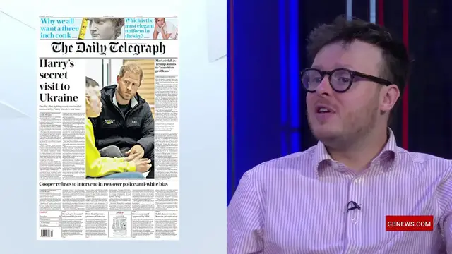 'Video thumbnail for Prince Harry 'taking attention away from King' with surprise Ukraine trip, Butterworth claims'