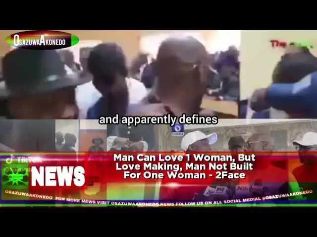 'Video thumbnail for Man Can Love 1 Woman, But Love Making, Man Not Built For One Woman - 2Face'