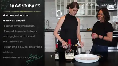 'Video thumbnail for How to Make a Boulevadier Cocktail'