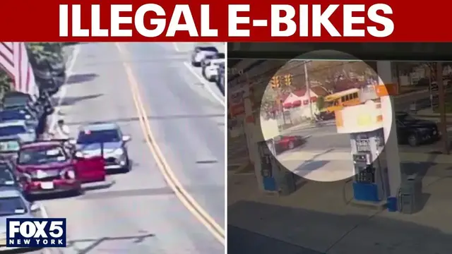 Video thumbnail for Police cracking down on illegal e-bikes