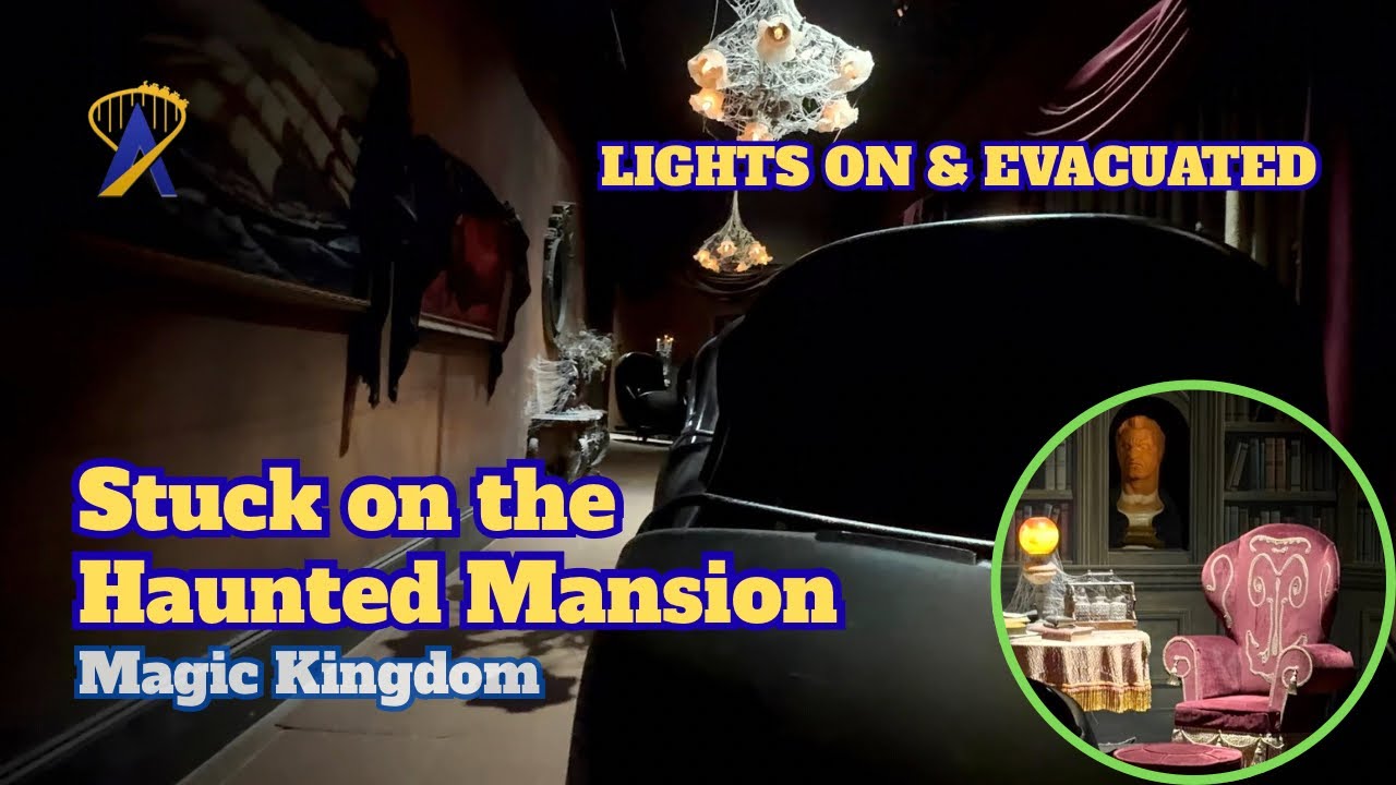 Video thumbnail for Stuck and Evacuated Off Of The Haunted Mansion - Walt Disney World