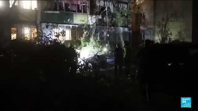 Video thumbnail for Massive Russian strikes hit Kyiv killing several people