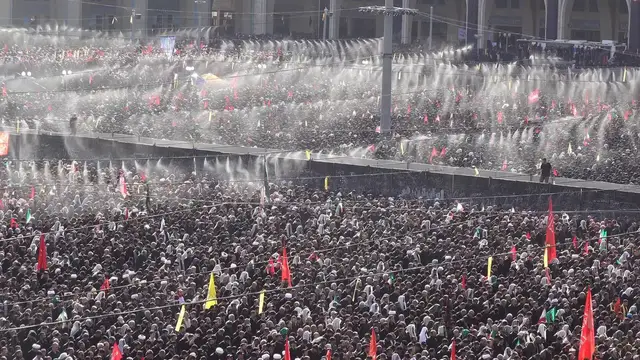 Video thumbnail for Iran: Iran holds mass funeral prayer for slain supreme leader.