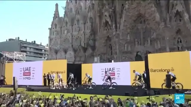 Video thumbnail for Tour de France kicks off in Barcelona