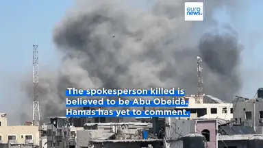 'Video thumbnail for Israel claims death of Hamas armed wing spokesperson Abu Obeida'