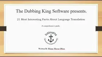 Video thumbnail for 21 Most Interesting Facts About Language Translation (Case Study)
